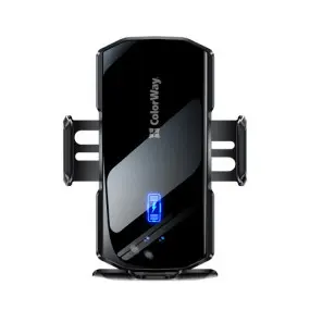 Бездротовий зарядний пристрій СolorWay FlameGrip 15W Black (CW-CHAW070Q-BK)
