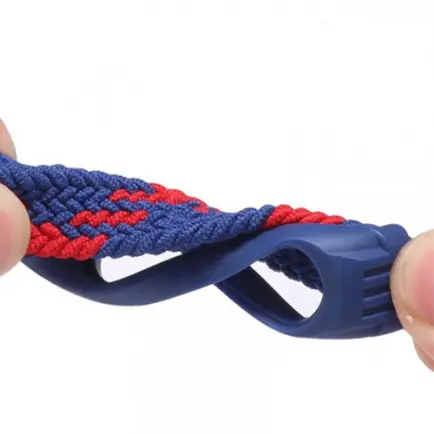 Ремешок BeCover Elastic Nylon Style для Xiaomi Mi Smart Band 5/Mi Smart Band 6 Size M Deep Blue (706149)