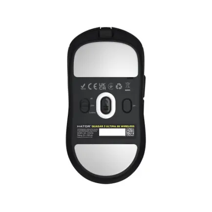 Мышь беспроводная Hator Quasar 3 Ultima 8K Wireless Black (HTM762)
