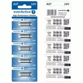 Батарейка everActive A27 BL 5шт