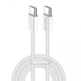 Кабель ColorWay USB Type-C + USB Type-C (M/M)