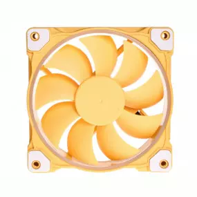 Вентилятор ID-Cooling ZF-12025-Lemon, 120x120x25мм, 4-pin PWM, Yellow