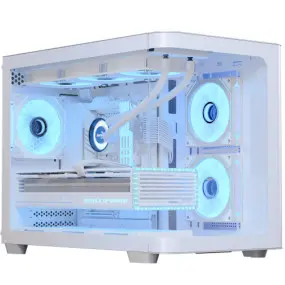 Корпус AeroCool P300C-G-WT-v1 (ACCS-PN02033.21)