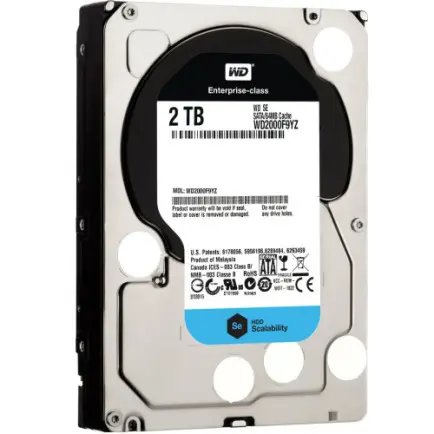Накопитель HDD 3.5" SAS 2.0TB WD 7200rpm 64MB (WD2000F9YZ)