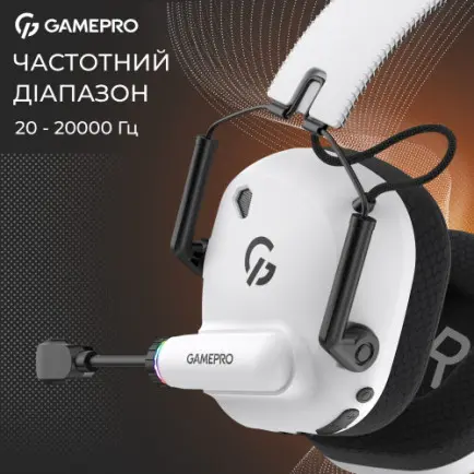 Гарнітура GamePro Genesis Mercury Pro White (HSW120W)