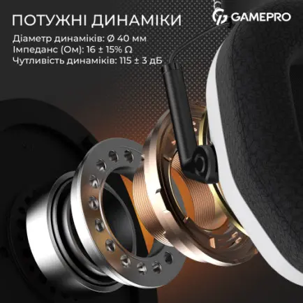Гарнітура GamePro Genesis Mercury Pro White (HSW120W)