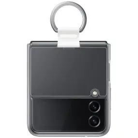 Чехол-накладка Samsung Clear Cover with Ring для Samsung Galaxy Flip 4 SM-F721 Transparent (EF-OF721CTEGUA)
