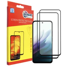 Захисне скло Dengos для Xiaomi Redmi 15 4G/5G Black Full Glue (DG-TG2P-90)