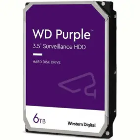 Накопитель HDD SATA 6.0TB WD Purple 5400rpm 128MB (WD62PURZ)