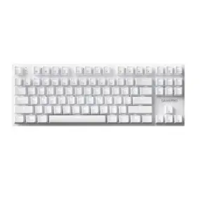 Клавиатура GamePro Genesis Joker MK124W Outemu Red Swithes USB White