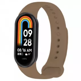 Силіконовий ремінець BeCover для Xiaomi Mi Smart Band 8 Brown (709381)