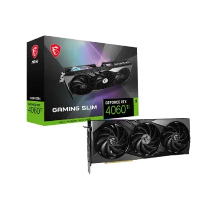 Видеокарта GF RTX 4060 Ti 16GB GDDR6 Gaming Slim MSI (GeForce RTX 4060 Ti GAMING SLIM 16G)