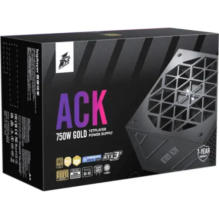 Блок питания 1stPlayer HA-750BA2 750W (ACK-GLD-750-BK-EU)