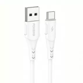 Кабель Foneng X81 1M Cable USB - USB-C 2.1A 1м White (X81-CA-TC)