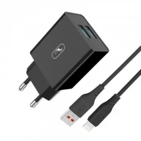 Зарядний пристрій SkyDolphin SC30L (2USB, 2.1A)