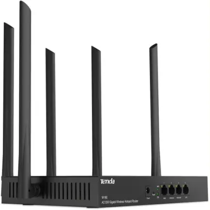 Беспроводной маршрутизатор Tenda W18e (WiFi5, AC1200, 3xGE WAN/LAN, 1xGE LAN, Multi-WAN, Dual WAN, антенны: 4)