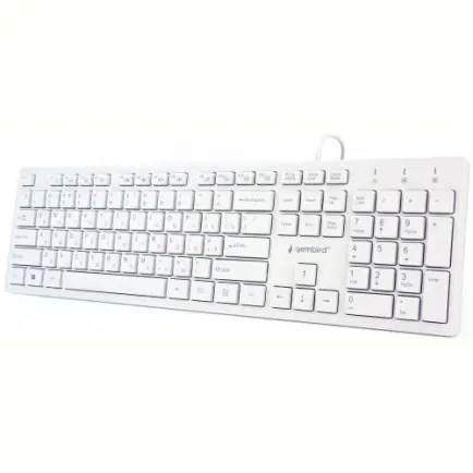 Клавиатура Gembird KB-MCH-03-W-UA Ukr White