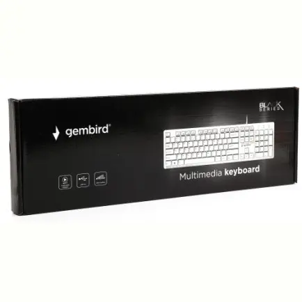 Клавиатура Gembird KB-MCH-03-W-UA Ukr White