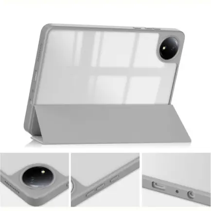Чохол-книжка BeCover Soft Edge TPU для Xiaomi Redmi Pad SE 8.7 Gray (712568)