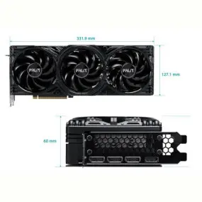Видеокарта GF RTX 5080 16GB GDDR7 GamingPro OC V1 Palit (NE75080S19T2-GB2031Y)