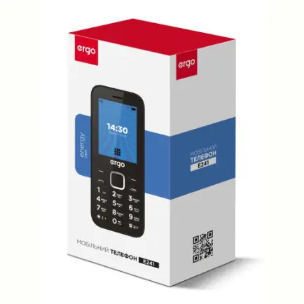 Мобiльний телефон Ergo E241 Dual Sim Blue
