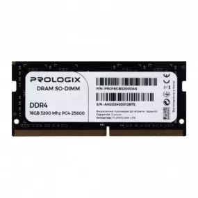 Модуль памяти SO-DIMM 16GB/3200 1.35V DDR4 Prologix (PRO16GB3200D4SX)