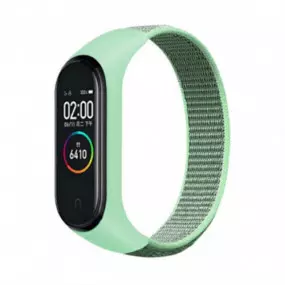 Ремешок BeCover Nylon Style для Xiaomi Mi Smart Band 5/Mi Smart Band 6 Mint (705426)