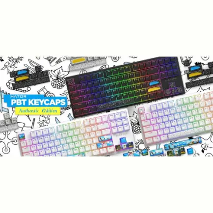 Набір кейкапів Hator PBT Keycaps Authentic Edition Black (HTS-701)