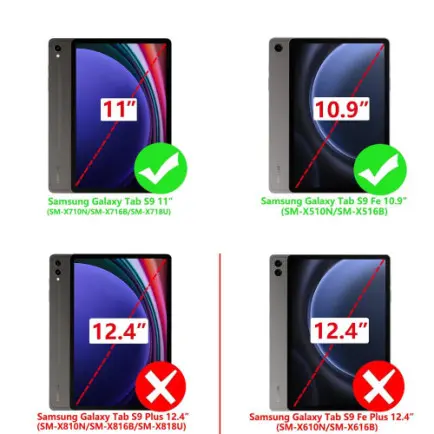 Чехол-книжка BeCover Flexible TPU Mate для Samsung Galaxy Tab S9 (SM-X710/SM-X716)