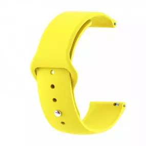 Силиконовый ремешок BeCover для Xiaomi iMi KW66/Mi Watch Color/Haylou LS01/Watch S1 Active Yellow (706361)