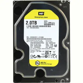 Накопитель HDD SATA 2.0TB WD RE 7200rpm 128MB (WD2004FBYZ)