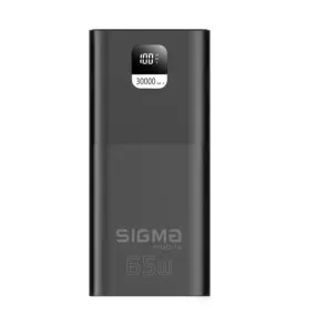 Універсальна мобільна батарея Sigma mobile X-Power SI30A6QLX 30000mAh Black (4827798835111)
