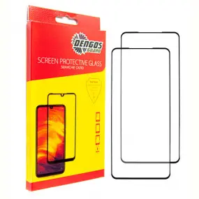Защитное стекло Dengos для Xiaomi Redmi Note 9 Pro/9s Black Full Glue (DG-TG2P-43)