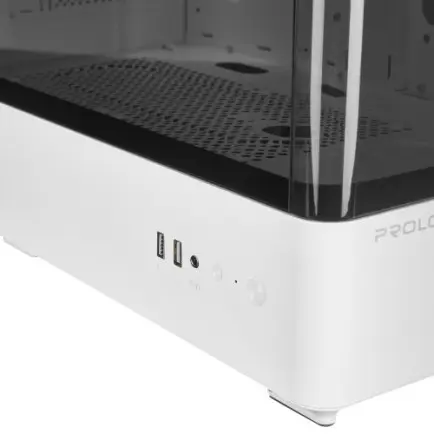 Корпус Prologix Lumi GM-01AW Glass White