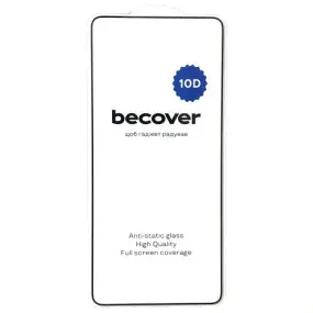 Защитное стекло BeCover для Oppo Reno12 F 5G Black 10D (712739)