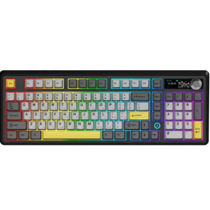 Клавиатура беспроводная Ajazz AK980 V2 Maillard Switch Black (AK980-V2-M-BGY)