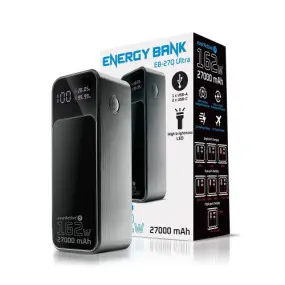 Универсальная мобильная батарея everActive EB-27Q Ultra 27000mAh Black