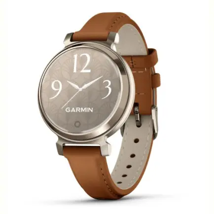 Смарт-часы Garmin Lily 2 Classic Cream Gold with Tan Leather Band (010-02839-02)