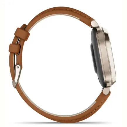 Смарт-часы Garmin Lily 2 Classic Cream Gold with Tan Leather Band (010-02839-02)