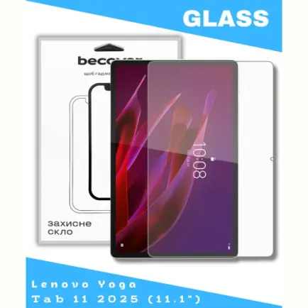 Защитное стекло BeCover для Lenovo Yoga Tab 11 2025 (11.1")