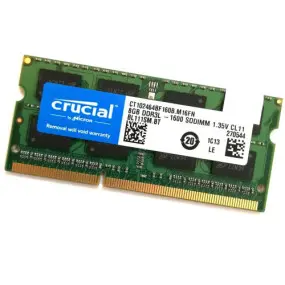 Модуль пам`ятi SO-DIMMDDR3L 8GB/1600 Crucial (CT102464BF160B.M16FN)