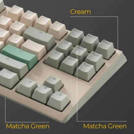 Клавиатура Ducky One 3 TKL Cherry MX Speed Silver UA USB Matcha Cream (DKON2187-PUAPXМAEGGC1)