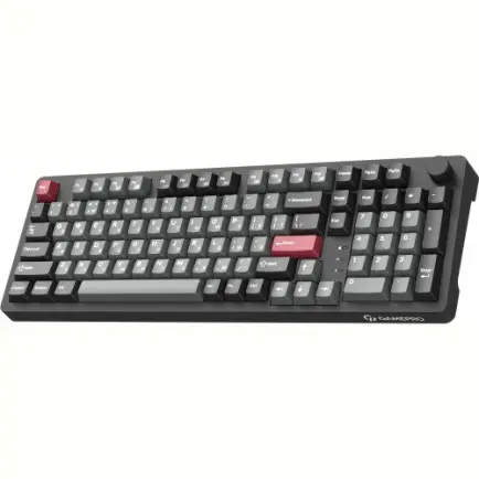 Клавіатура бездротова GamePro Asgard Drakkar Keychron Super Red Switch Black (MK305BK)