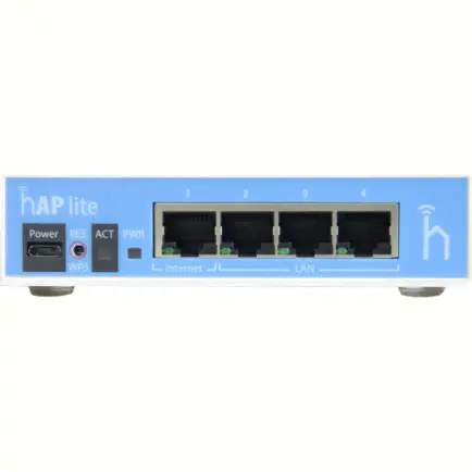Беспроводной маршрутизатор Mikrotik hAP lite (RB941-2ND)