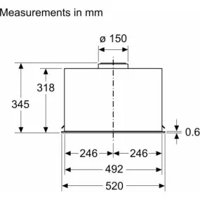 Вытяжка Bosch DLN56AC50