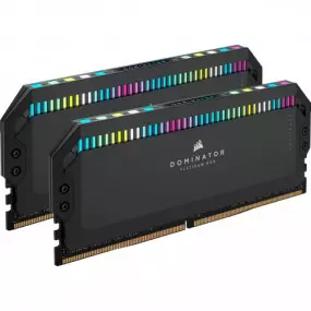 Модуль пам`ятi DDR5 2x32GB/6000 Corsair Dominator Platinum RGB Black (CMT64GX5M2B6000C30)