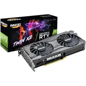 Видеокарта GF RTX 3060 12GB GDDR6 Twin X2 Inno3D (N30602-12D6-119032AH)