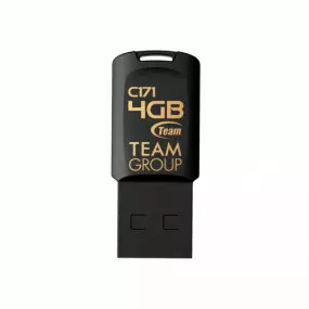 Флеш-накопичувач USB  4GB Team C171 Black (TC1714GB01)