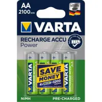 Аккумулятор Varta Ready to Use AA/HR06 Ni-MH 2100 mAh BL 4шт
