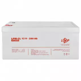 Акумуляторна батарея LogicPower 12V 280AH (LPM-GL 12 - 280 AH)